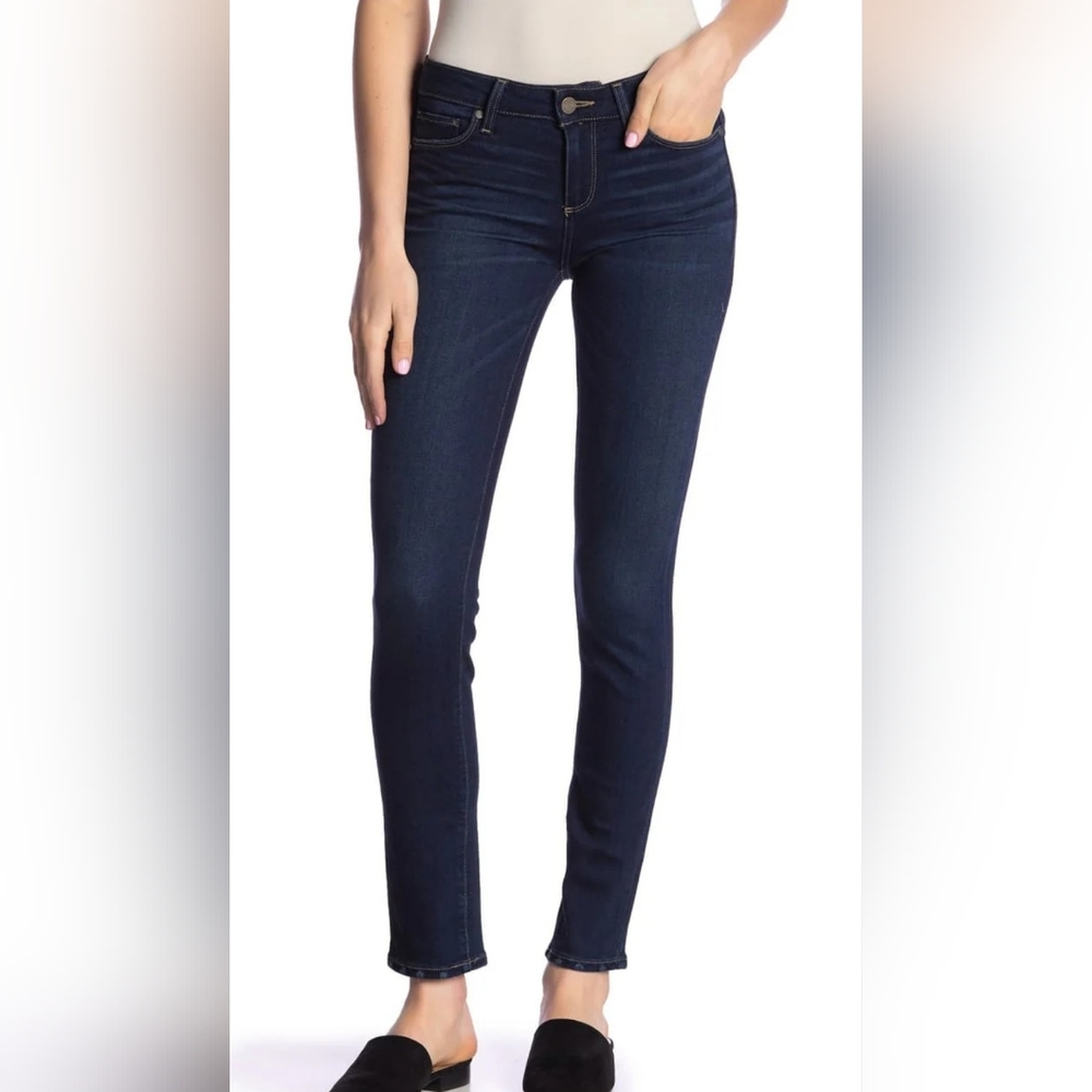 Paige Skyline Ankle Skinny Jeans In Howard Size 25 = 0 NWT - Picture 3 of 11